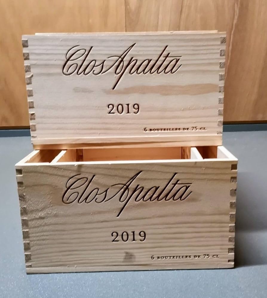 チリ高級プレミアムワイン木箱2、2019'クロ アパルタ ウッドケース 美品 チリ高級プレミアムワイン木箱2、2019'クロ アパルタ ウッドケース 美品